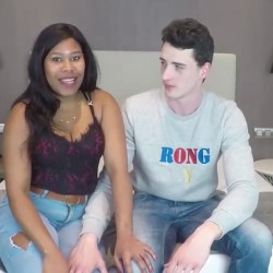 Young couple, interracial and inexperienced, get their porn debut at FAKings